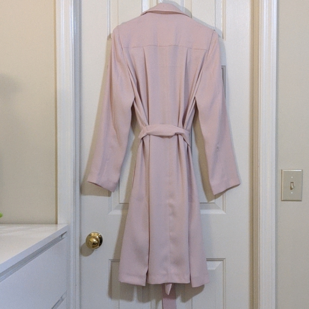 NWT Express Trench Jacket Pink size XS - Picture 4 of 5